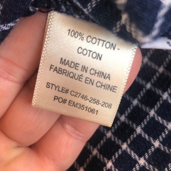 NWOT Anthropologie Cloth & Stone Flannel T… - Picture 8 of 8